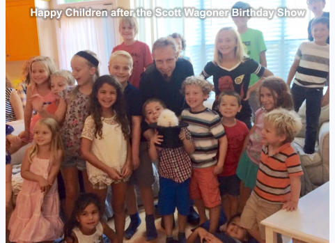 Happy Children after the Scott Wagoner Birthday Show
